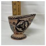 Signed Haitian creamer dish