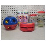 Tupperware Disney Cups, Snack Container, & Toy
