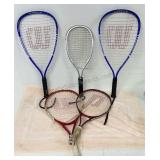 Tennis and racquetball rackets