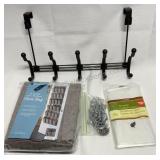 24 shoe pocket over the door, coat door hanger,