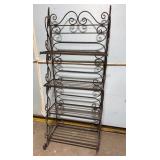 Wrought Iron Bakers Rack 20x30x72 inches tall