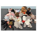 Group of Beanie Babies
