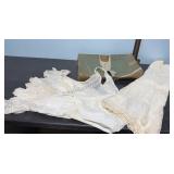 Antique Petite Dress & slip size unknown