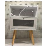 Small side table with outlet features