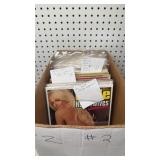 Box of Playboy Magazines