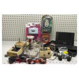 Joysticks, Cassette player & more