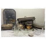 Group Plated & Glass Table Ware