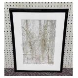 Framed Andy Chen Photo 19x25