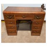 Art deco waterfall desk 22x42x31.25 inches tall