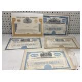 Used Railroad Stock certificates