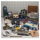 Vintage Kodak Cameras, Bow Tie, Cuff Links,