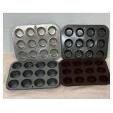 4 mini cupcake tins