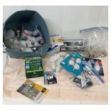 Large lot of mixed lightbulbs