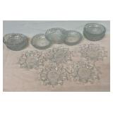 Lot of Crystal Glassware for centerpieces