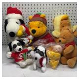 Peanuts & Pooh Plush