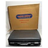 American tourist ear suit case with original box