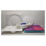 Vintage Tupperware Get Together Serving Center,