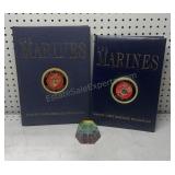 Washington DC Paperweight & US Marines Books