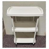 3 tier rolling cart 23x17x30 inches tall