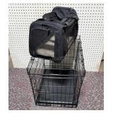 Small dog cage & carrier 23x17.5x30inches tall