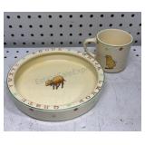 Crown Potteries Co Childrenï¿½s Feeding Set