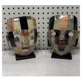 Aztec mayan Masks 1 has been repaired