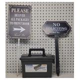 Ammo Box & Yard Signs