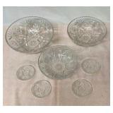 All vintage anchor hocking 1 - 10.5in bowl, 1-
