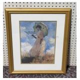 Framed Monet Print 18.5x22.5