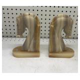 Hecho Horse Book Ends (one is loose)