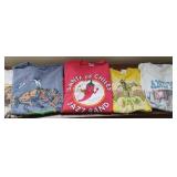 6 Novelty T-shirts Size L
