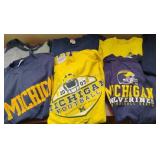 7 U of M T-shirts/Baseball/Football Size M