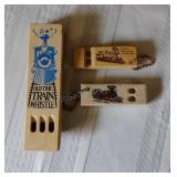 Wooden Train Whistles