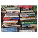 Box of Baseball Books, Sealed DVDs