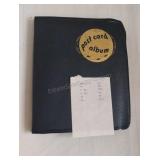 Vintage Post Card Album w/Post Cards