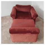 2 Piece Lounger/Chair and Ottoman
