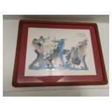 Framed Jazz Art 12x15
