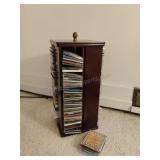 Large CD Tower w Assorted CDs 26x12x12