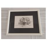 Tommy Thompson Framed Art 9x11