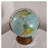 Vintage Rand McNally World Portrait Globe