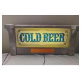 Vintage Cold Beer Light Up Sign by NIWU