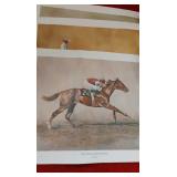 3 Vintage Randy Steffen Horse Posters/Prints