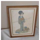 Asian Inspired Framed Art 20x15