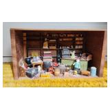 Vintage Miniature Doll House General Store Display