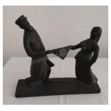 The Wedding Dance Metal Sculpture- has chip