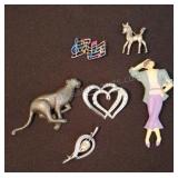 Sterling,Silver 925/ Assorted Brooches (3 silver)