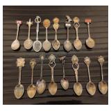 Silver Plated/Assorted Collector Spoons