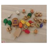 Assorted Dreidels & Tic Tac Toe