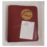 Vintage Post Card Album w/Post Cards