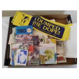 Box of Detroit Tigers/Assorted Sports Schedules,